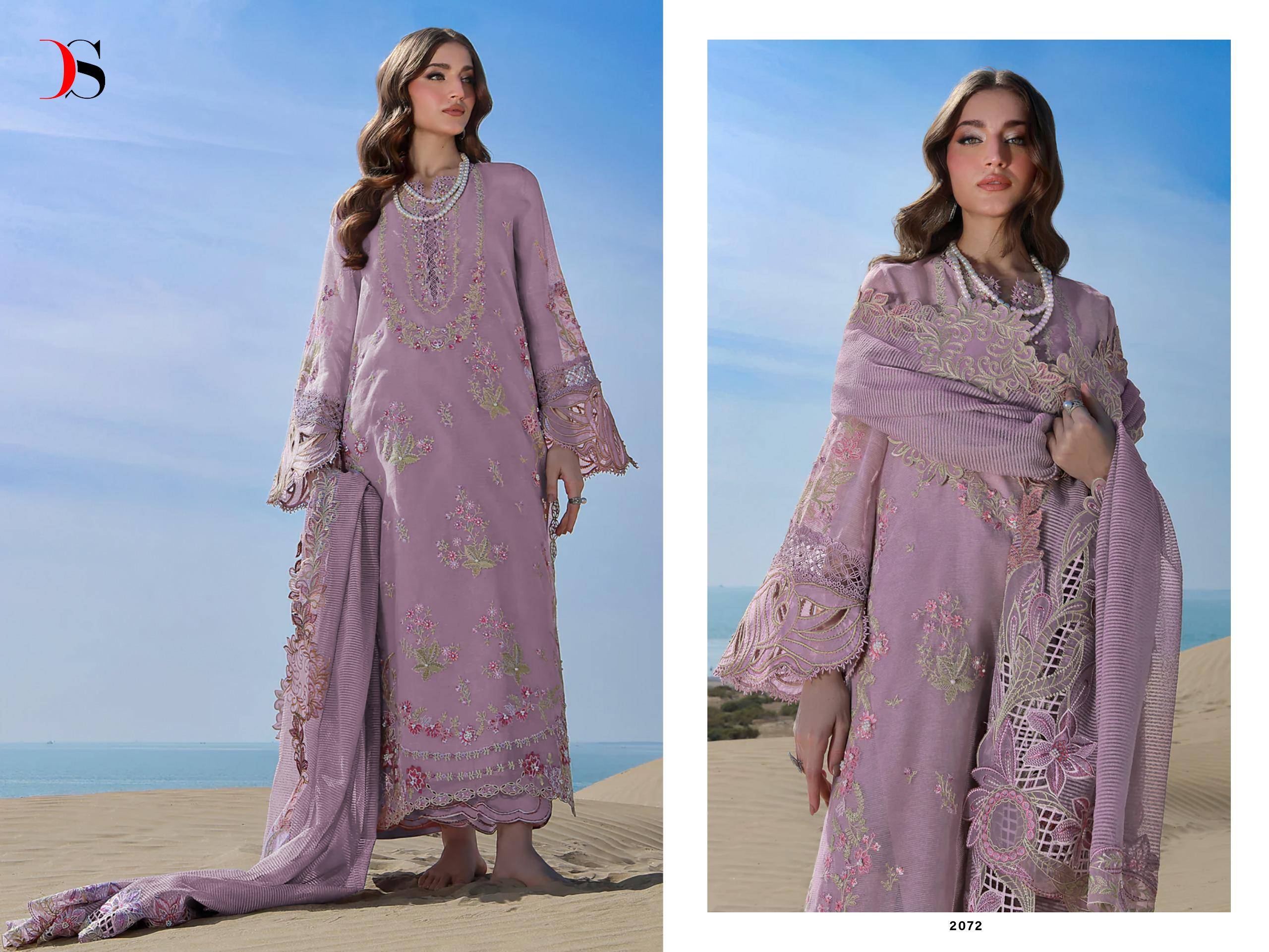 RANGRASIYA vol-6  by  DEEPSY SUITS 2071 To 2076 Series Beautiful Pakistani Suits Wear Pure Cotton Dresses At Wholesale Price